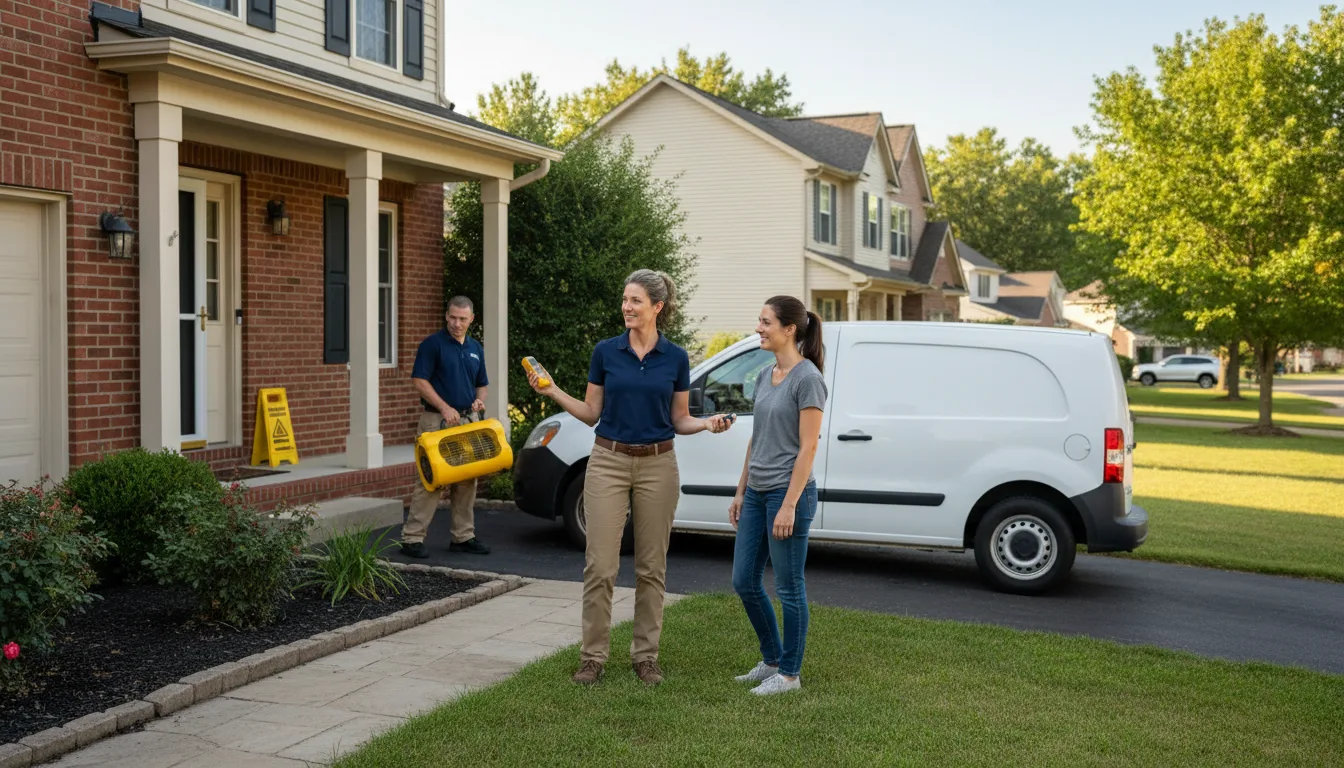 Water restoration image for Dehumidification And Cleanup Services in Bryceville, FL